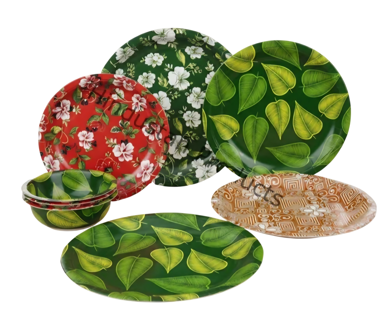 Laminated Dona and Pattal disposable plates